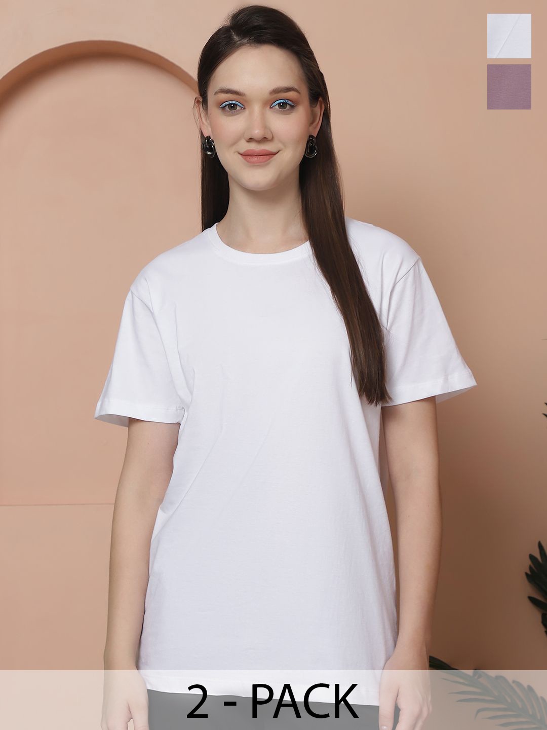 

Friskers Women 2 Printed T-shirt, White