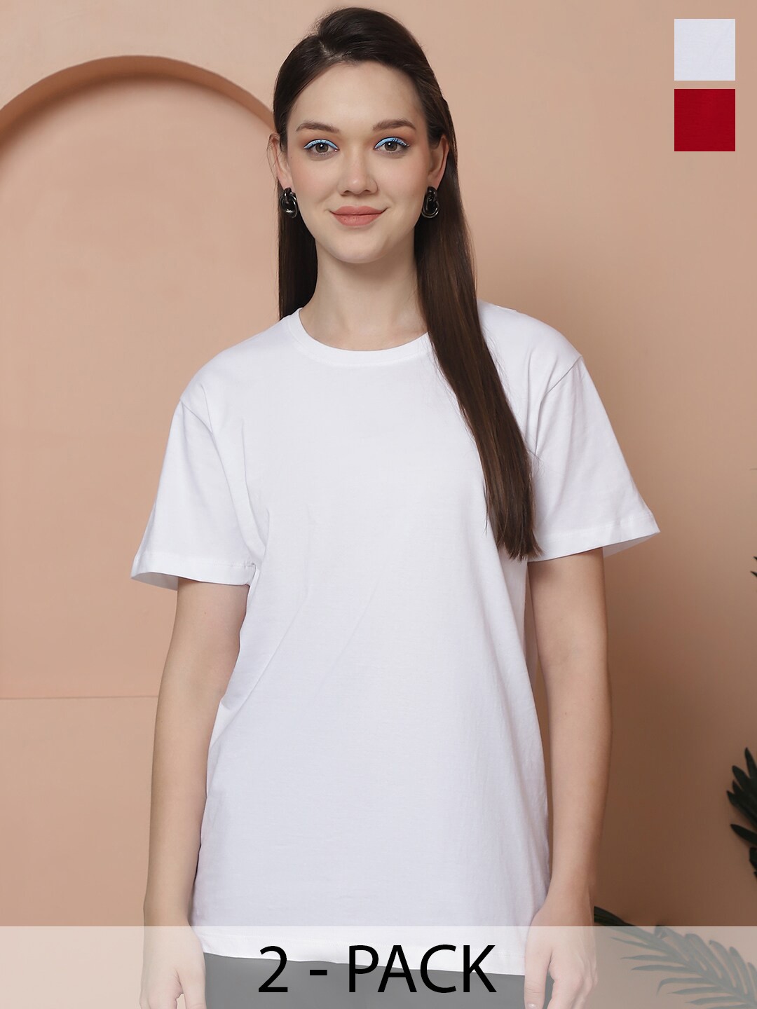 

Friskers Women 2 Pockets T-shirt, White