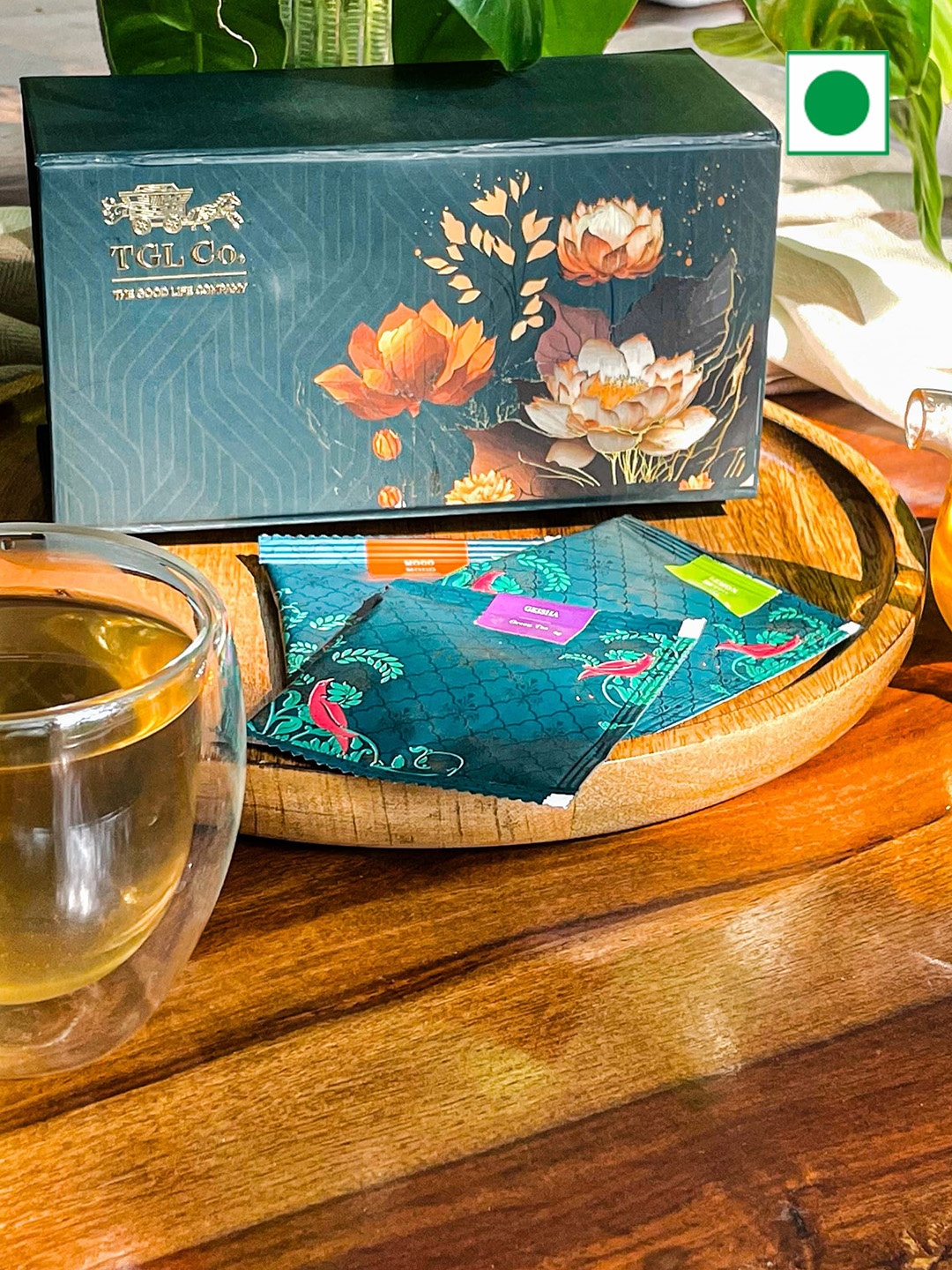 

TGL Co. Lotus Luxe Tea Gift Set- 2g Each, Blue