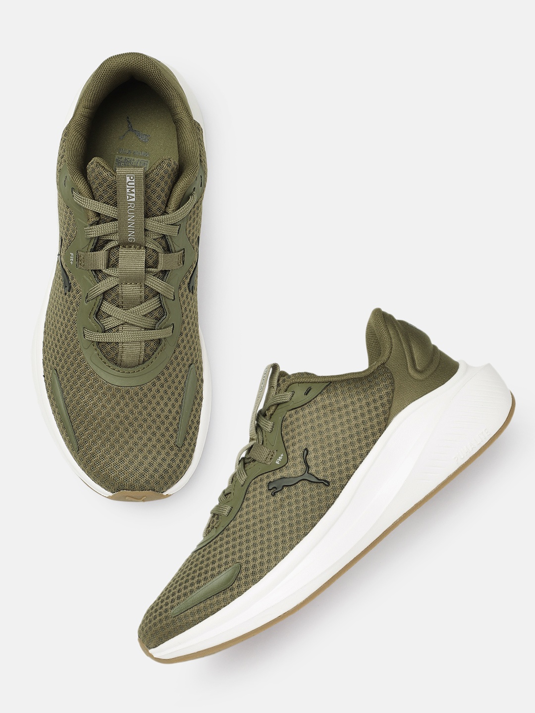 

Puma Unisex Skyrocket Lite Alt Running Shoes, Olive