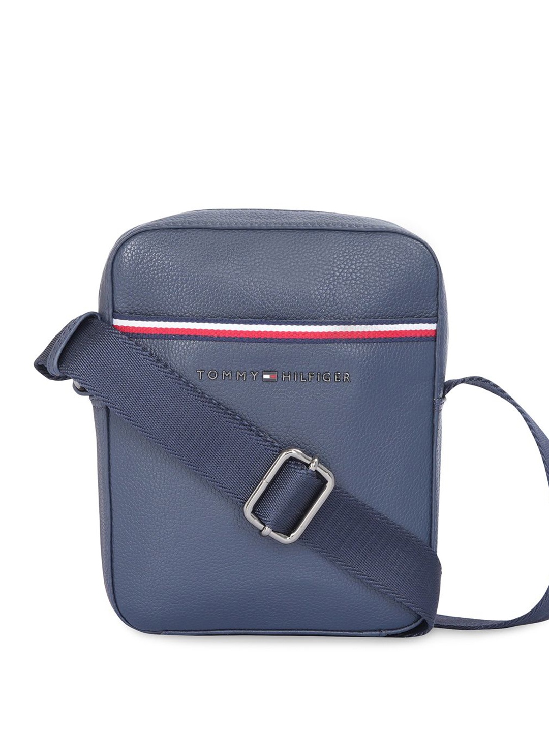 

Tommy Hilfiger Unisex Leather Laptop Bag, Navy blue
