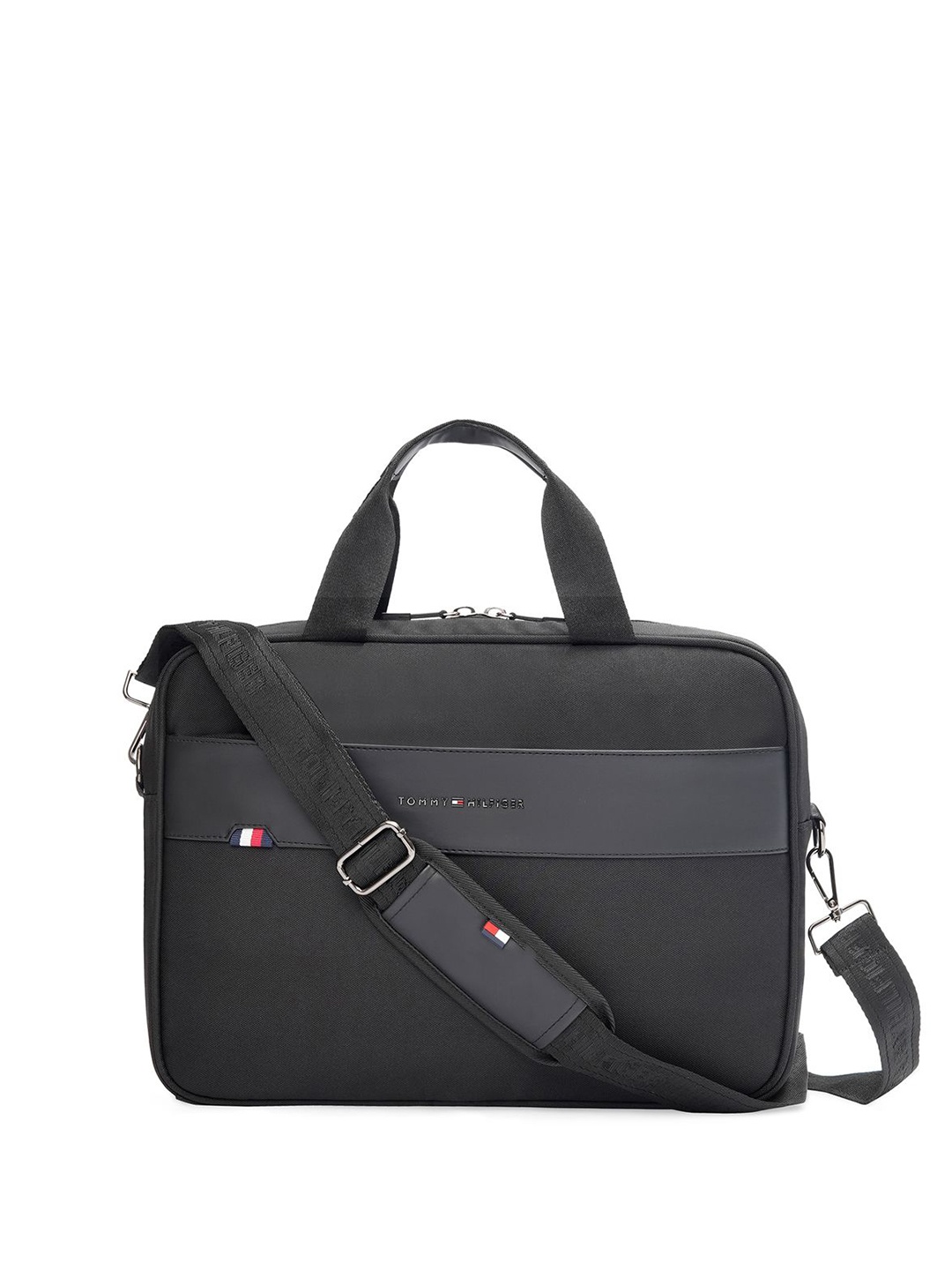 

Tommy Hilfiger Unisex Laptop Bag, Black