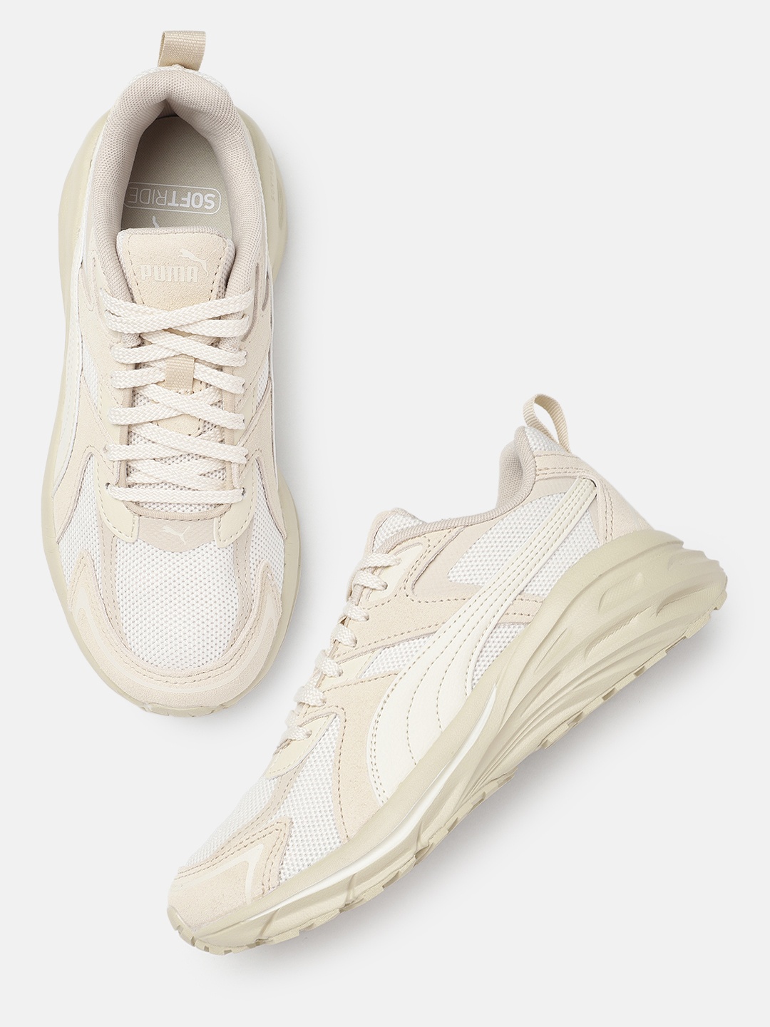 

Puma Women Hypnotic LS Sneakers, Off white