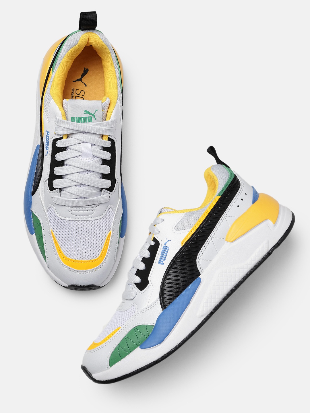 

Puma Unisex X-Ray 2 Square Textured Sneakers, White