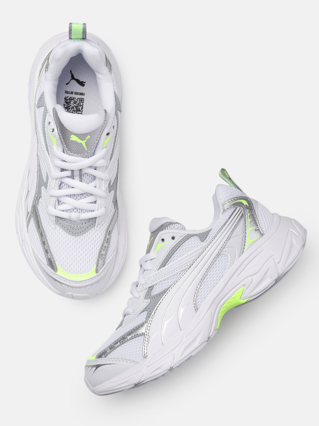 

Puma Unisex PUMA Morphic Textured Sneakers, White
