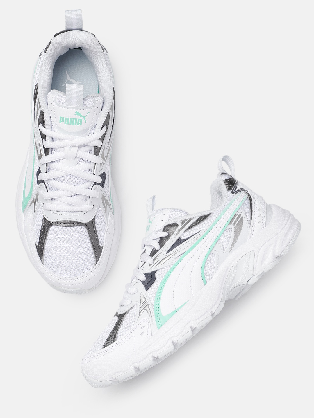 

Puma Unisex Milenio Tech Textured Sneakers, White