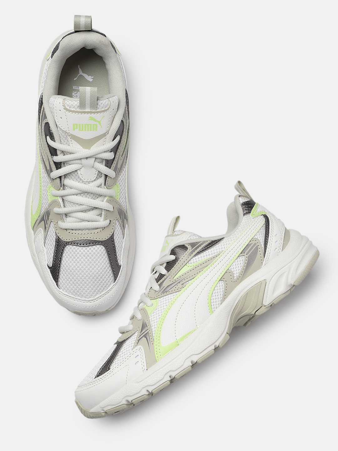 

Puma Unisex Milenio Tech Sneakers, Beige