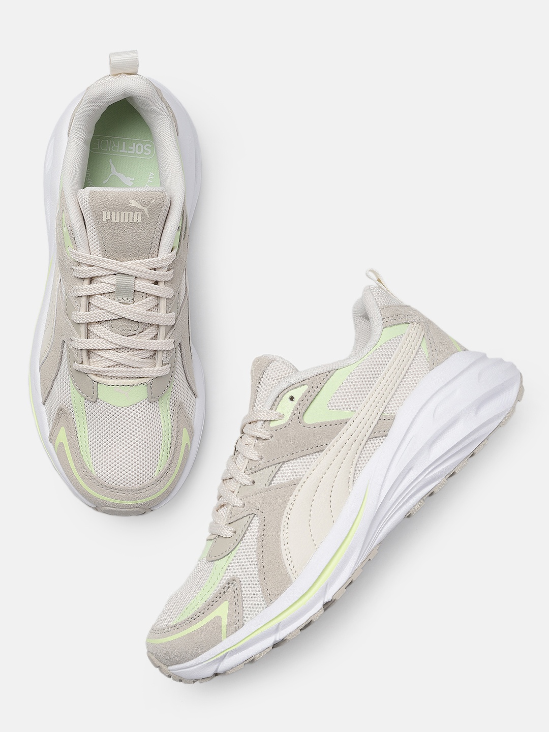 

Puma Unisex Hypnotic LS Sneakers, Cream