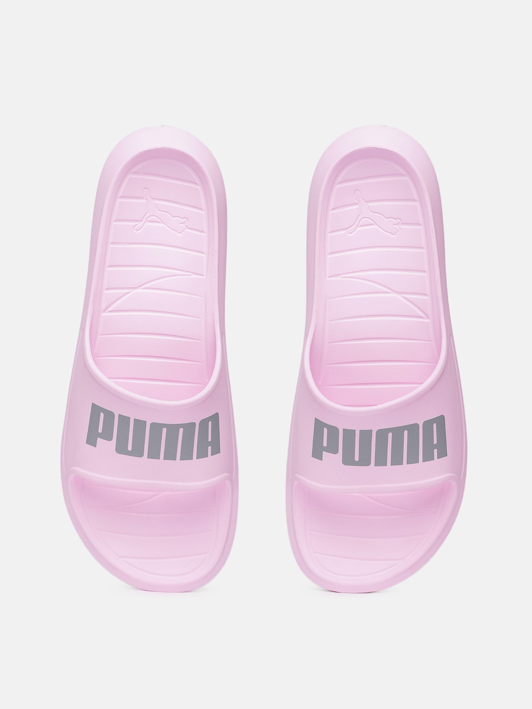 

Puma Unisex Divecat V2 Lite Res Brand Logo Printed Sliders, Pink