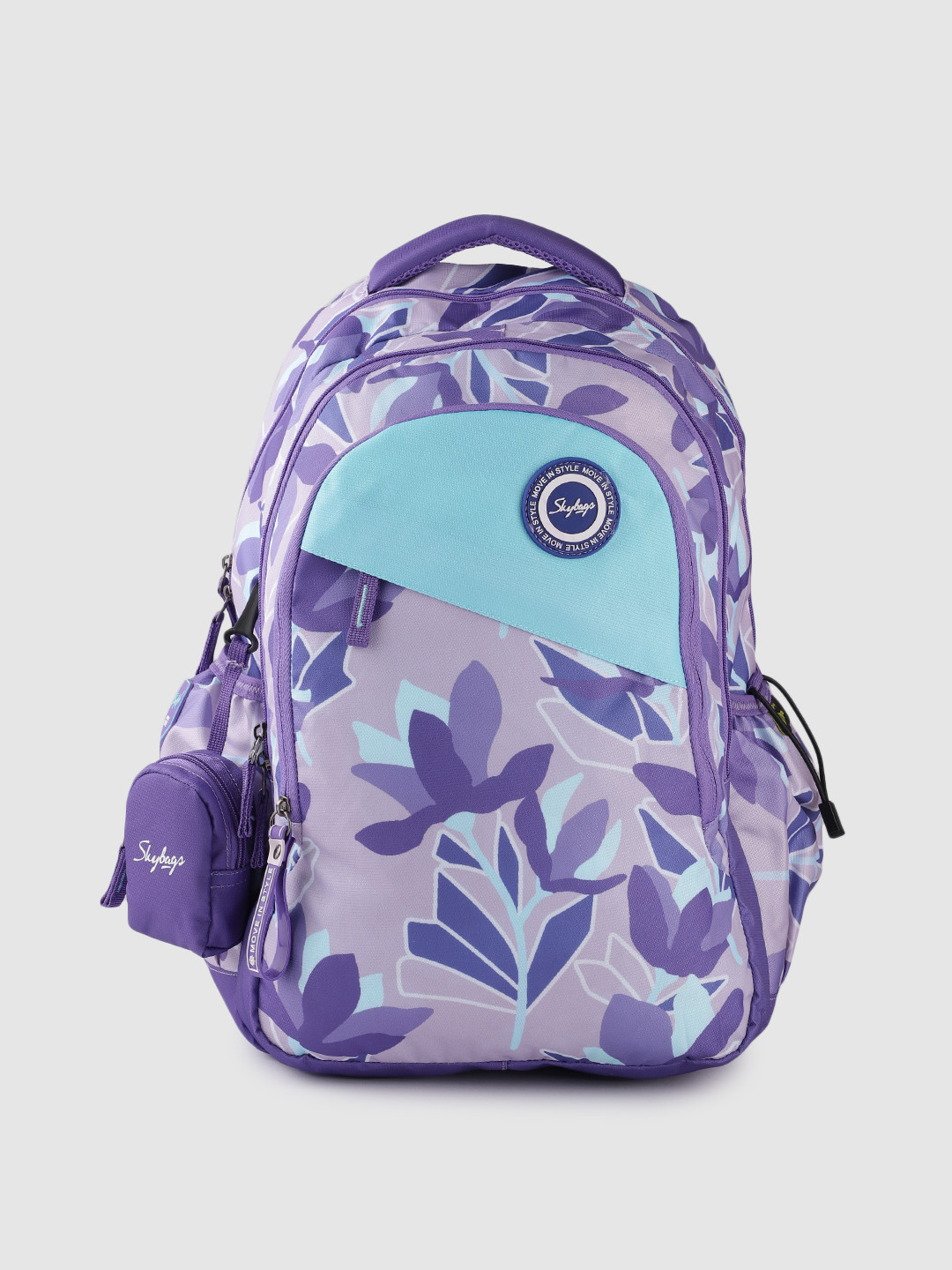 

Skybags Girls Graphic Printed Backpack, Purple