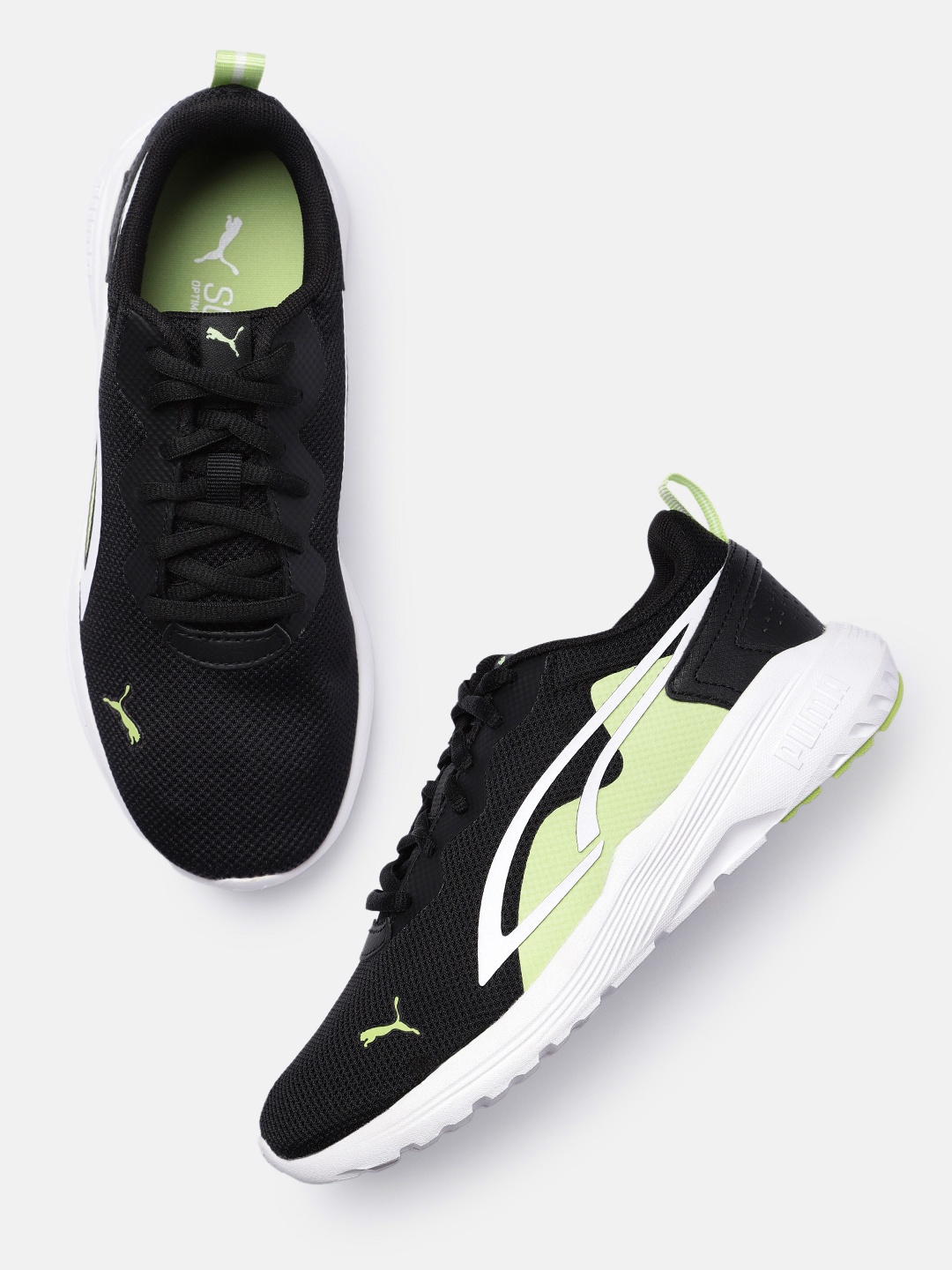 

Puma Kids Colourblocked All-Day Active Youth Sneakers, Black