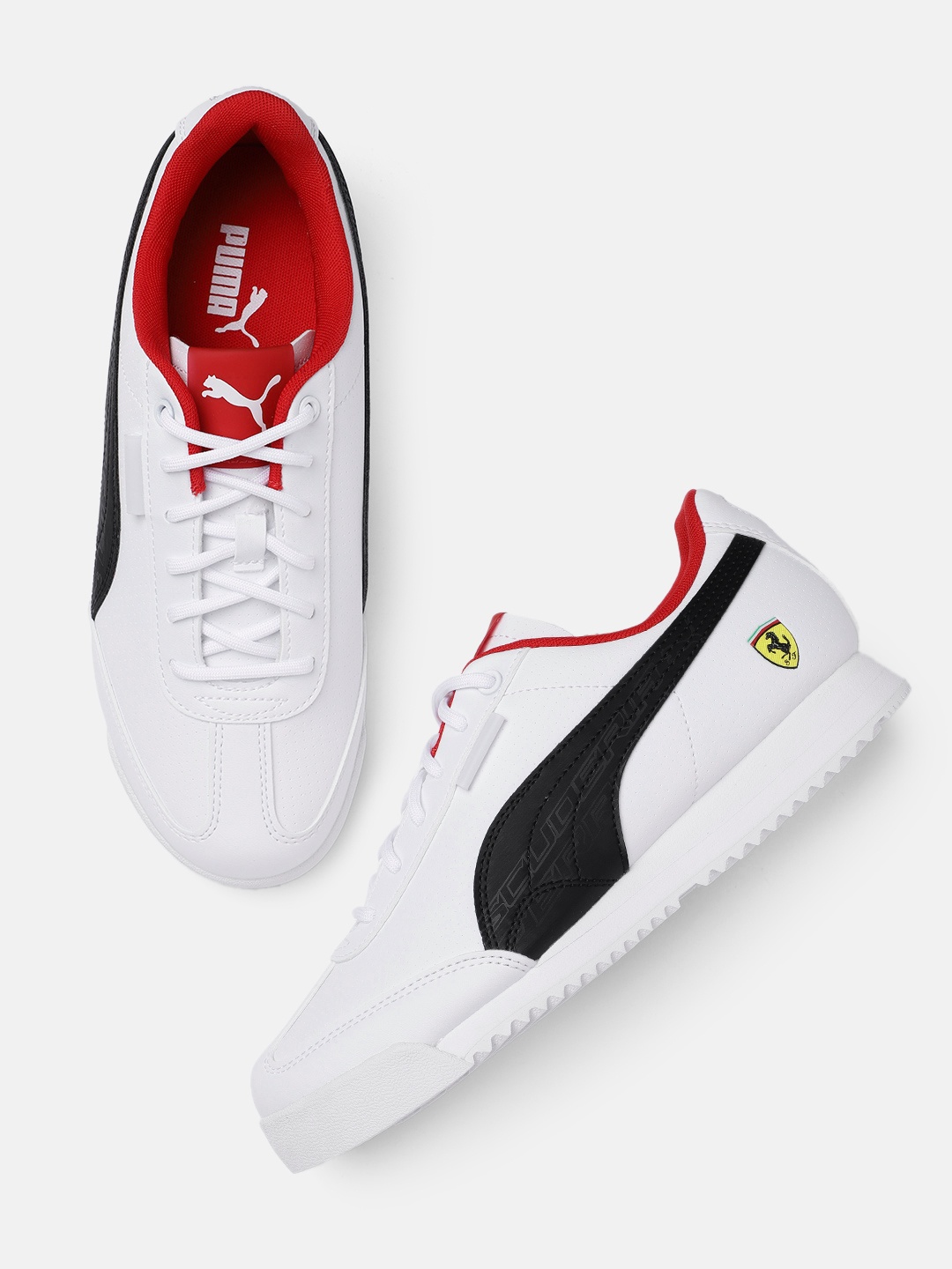 

PUMA Motorsport Unisex Ferrari Roma Via Sneakers, White