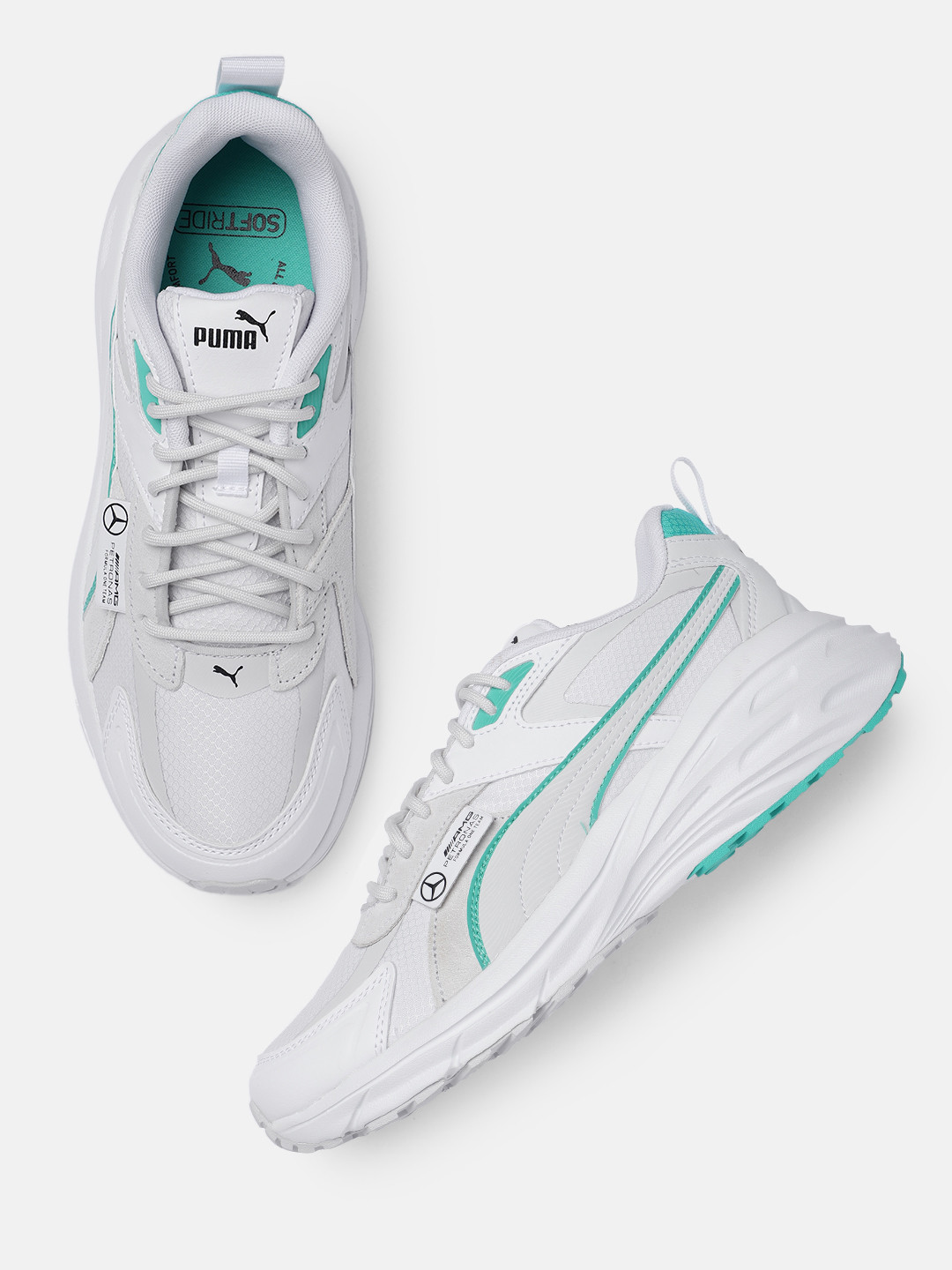 

PUMA Unisex Mercedes-AMG Petronas F1 Sneakers, White