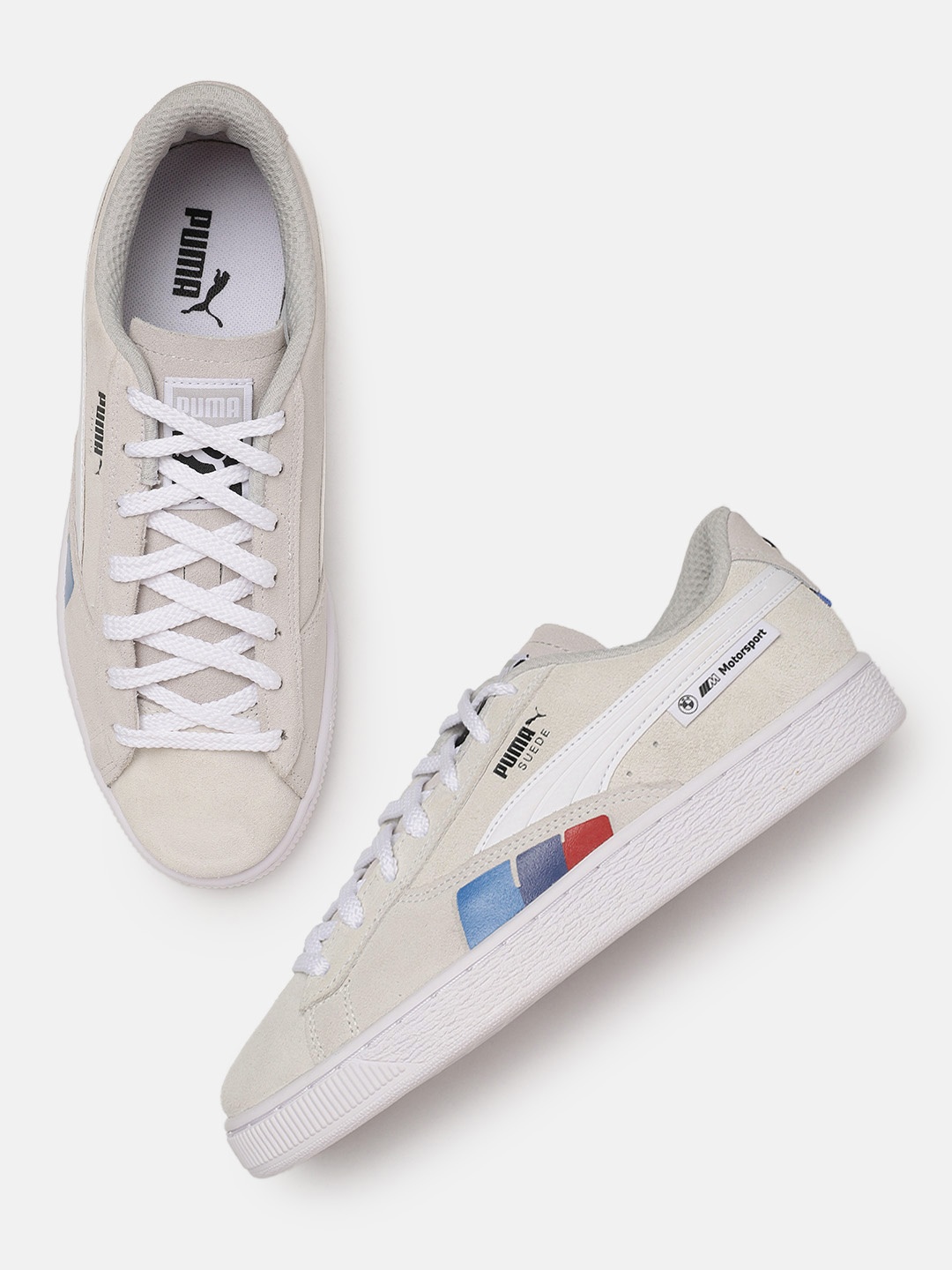 

PUMA Motorsport Unisex BMW M Motorsport Suede Sneakers, Off white
