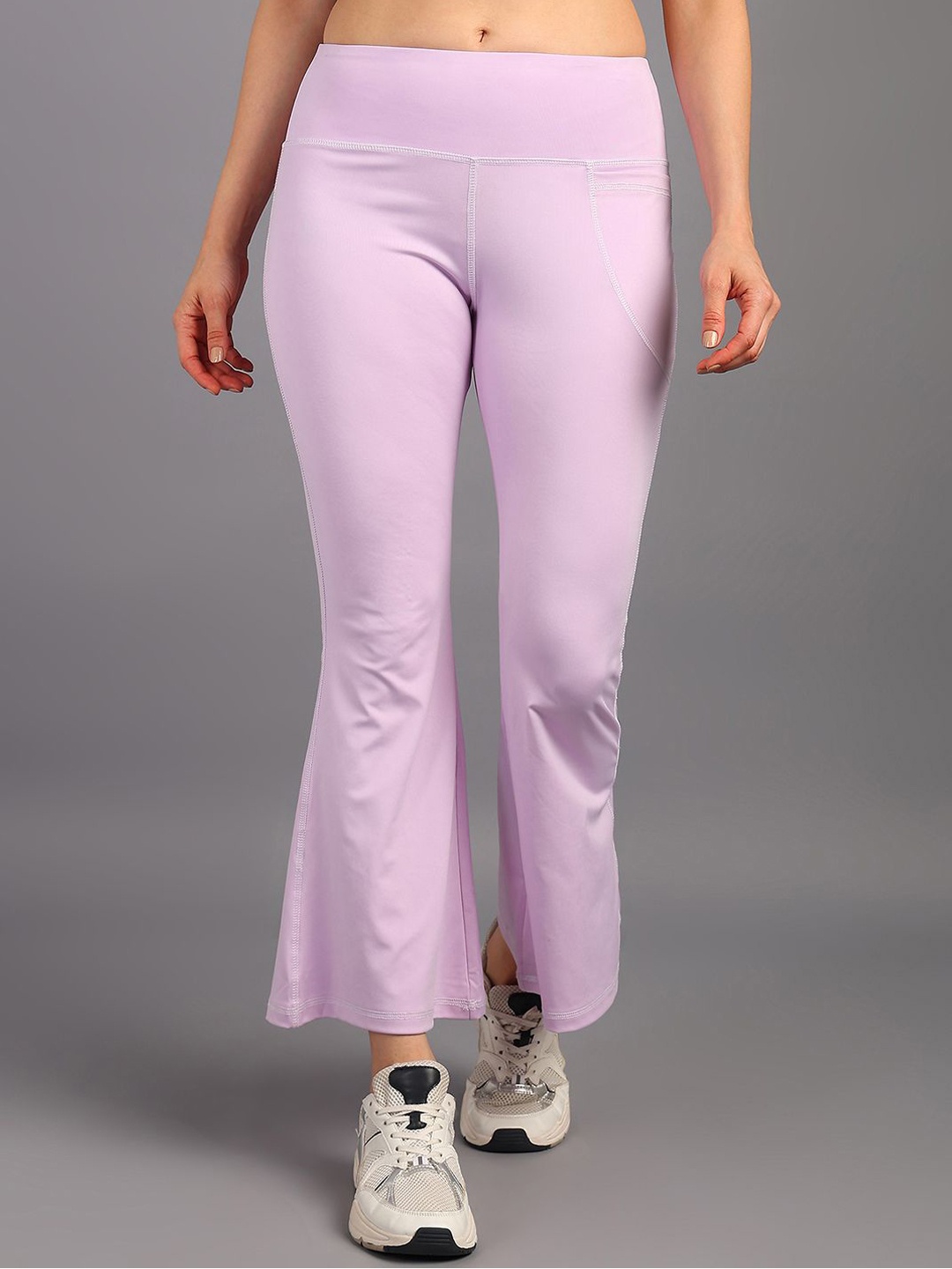 

HRX by Hrithik Roshan Women Mid Rise Track Pants, Lavender