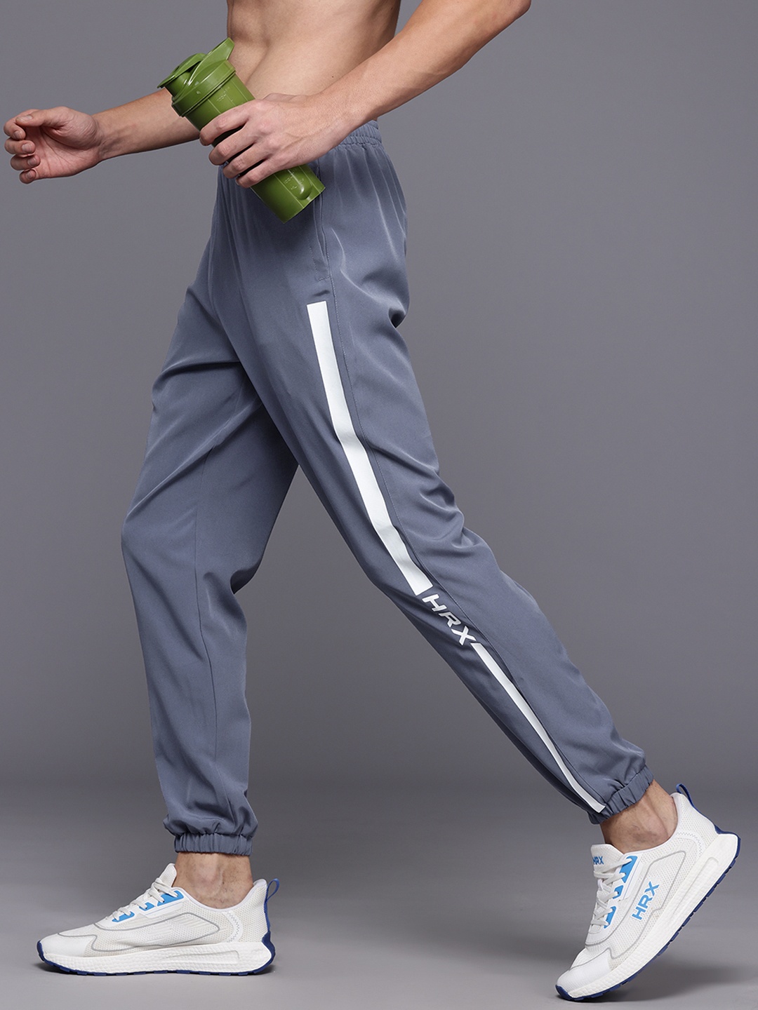 

HRX by Hrithik Roshan Men Rapid Dry Running Joggers, Blue