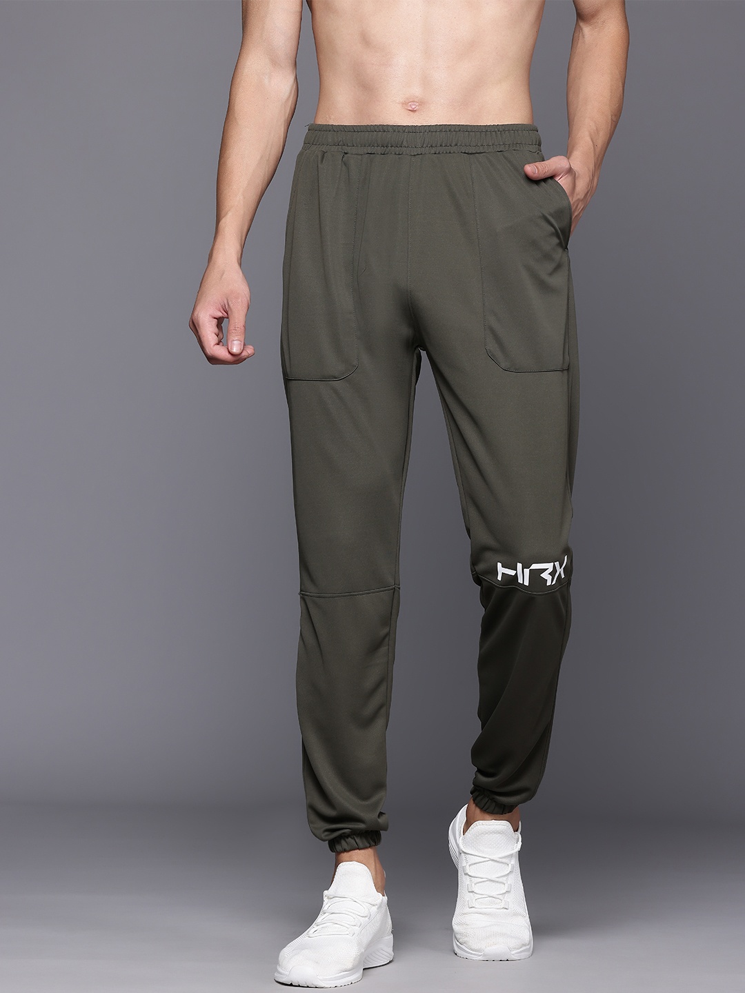 

HRX by Hrithik Roshan Men Training Joggers, Olive