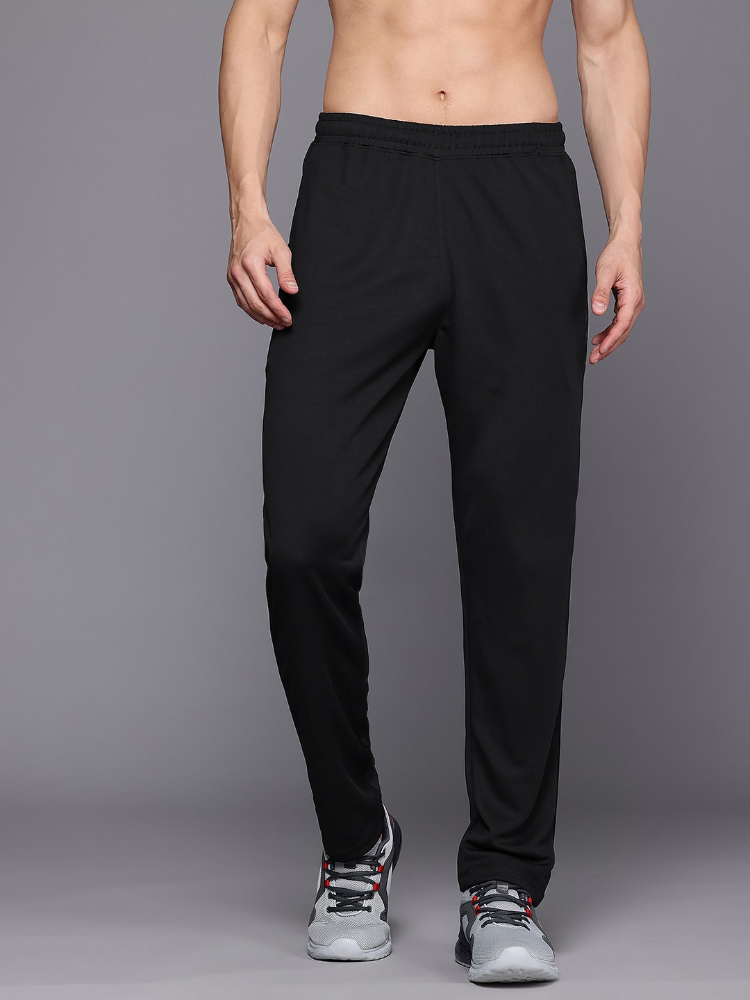 

HRX by Hrithik Roshan Men Running Track Pants, Black