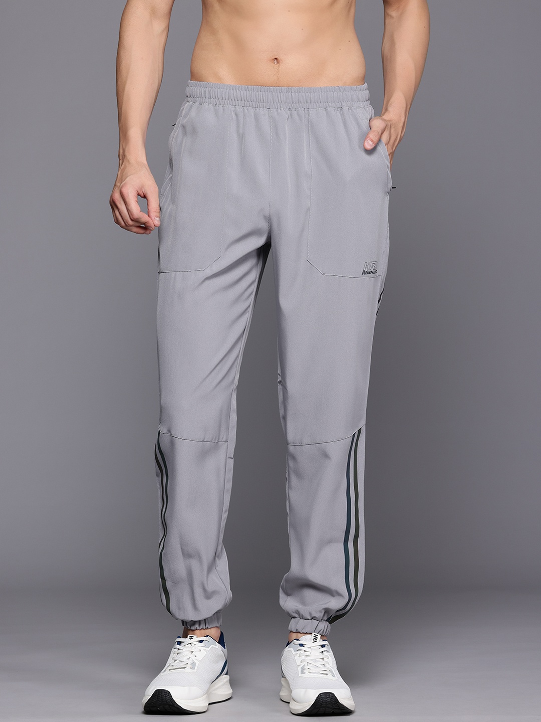 

HRX by Hrithik Roshan Men Running Track Pants, Grey