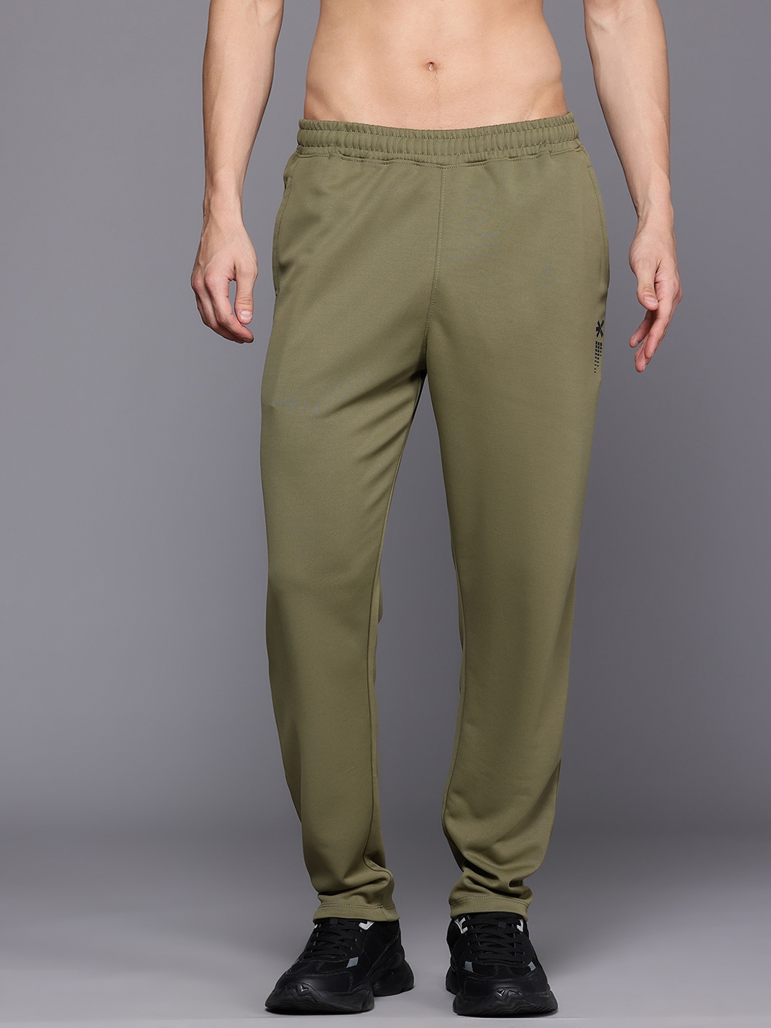 

HRX by Hrithik Roshan Men Running Rapid-Dry Track Pants, Olive