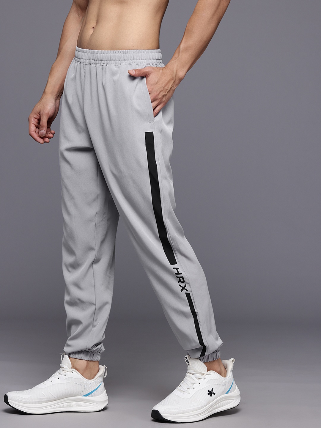 

HRX by Hrithik Roshan Men Rapid Dry Running Joggers, Grey