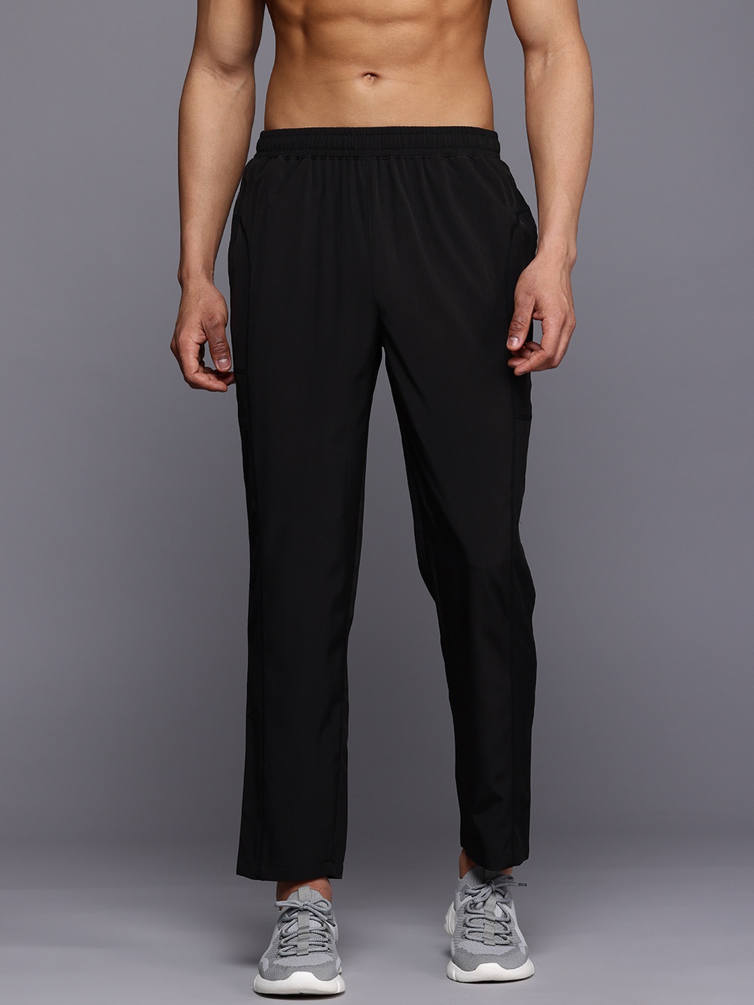 

HRX by Hrithik Roshan Men Rapid-Dry Training Track Pants, Black