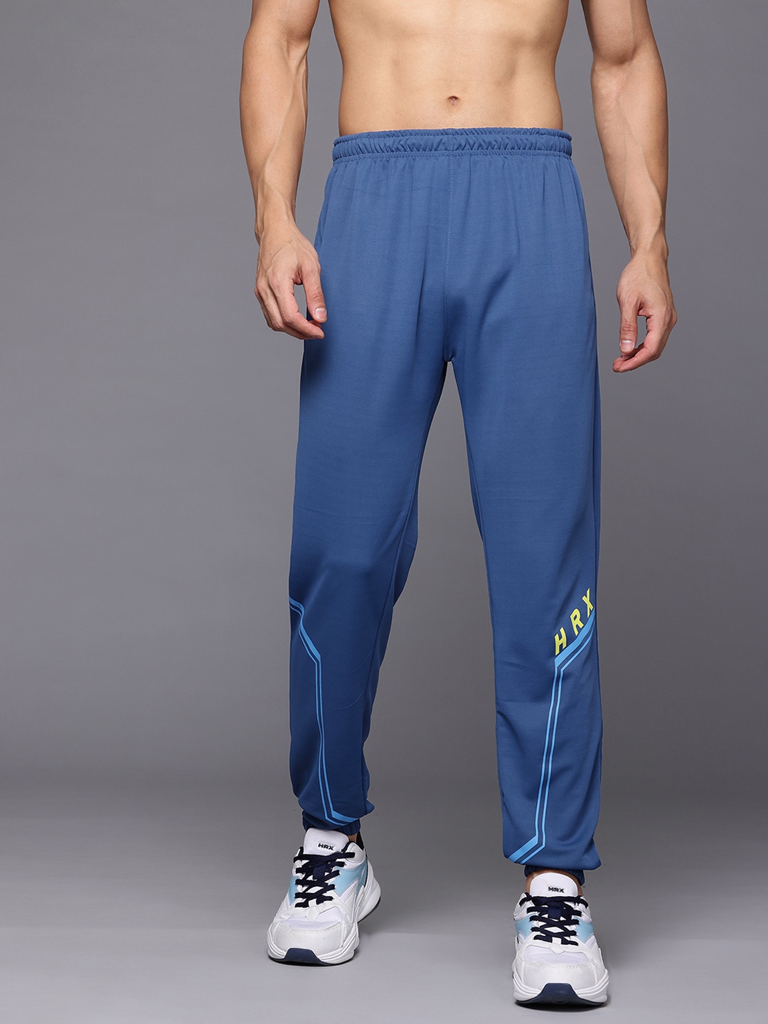 

HRX by Hrithik Roshan Men Rapid-Dry Training Joggers, Blue