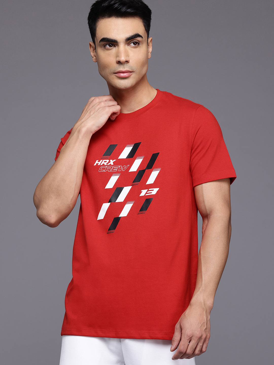 

HRX by Hrithik Roshan GraphicPrinted Regular Fit Lifestyle T-shirt, Red