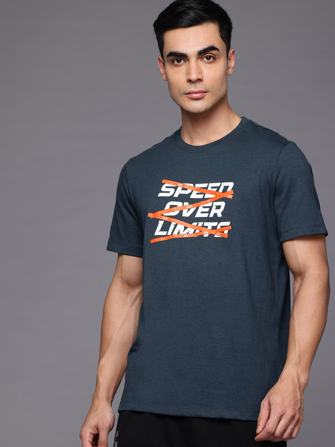 

HRX by Hrithik Roshan Typography Printed Casual T-shirt, Green