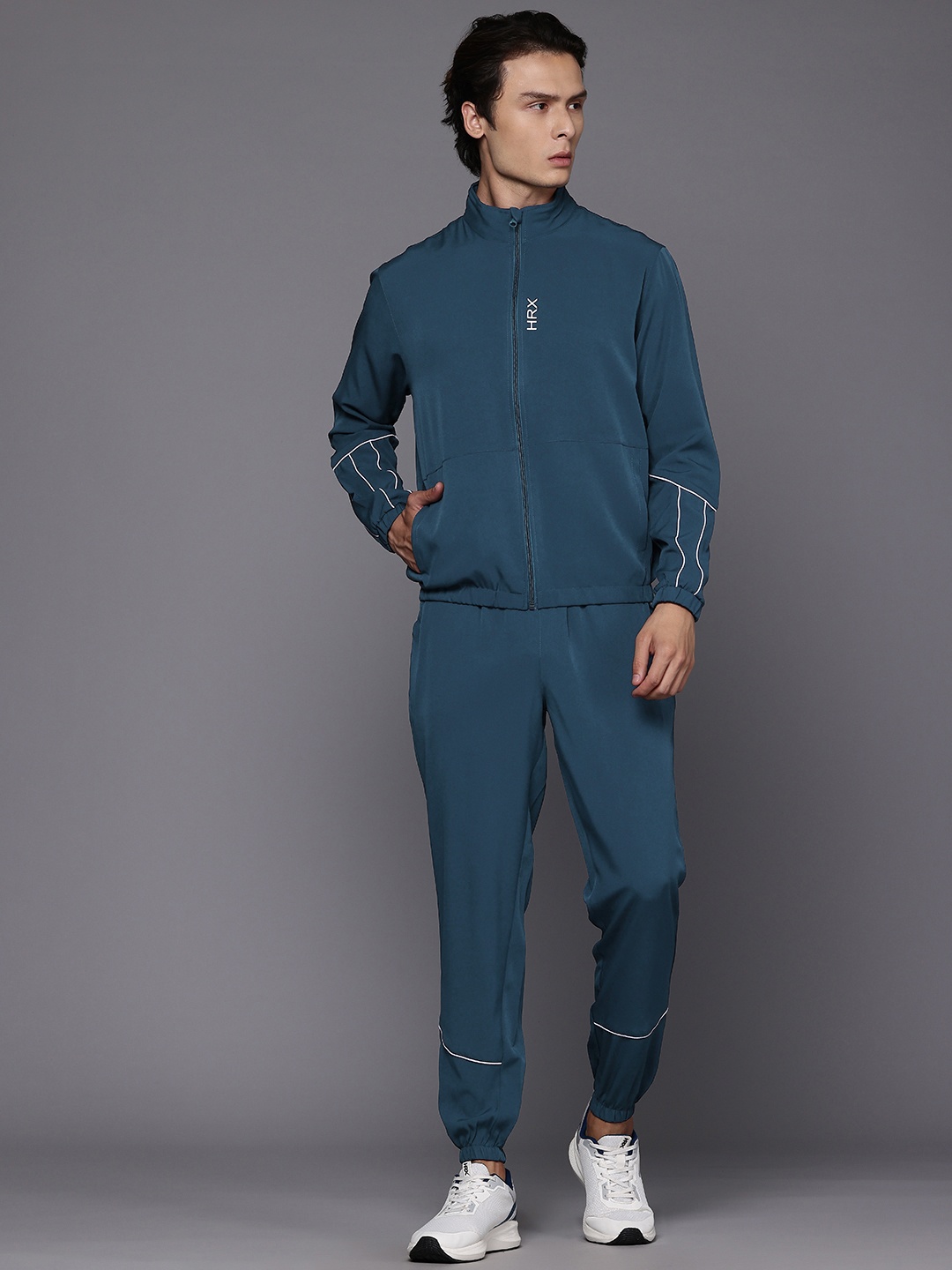 

HRX by Hrithik Roshan Men Training Tracksuit, Teal