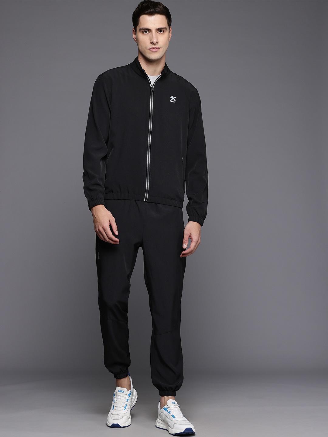 

HRX by Hrithik Roshan Running Tracksuits, Black