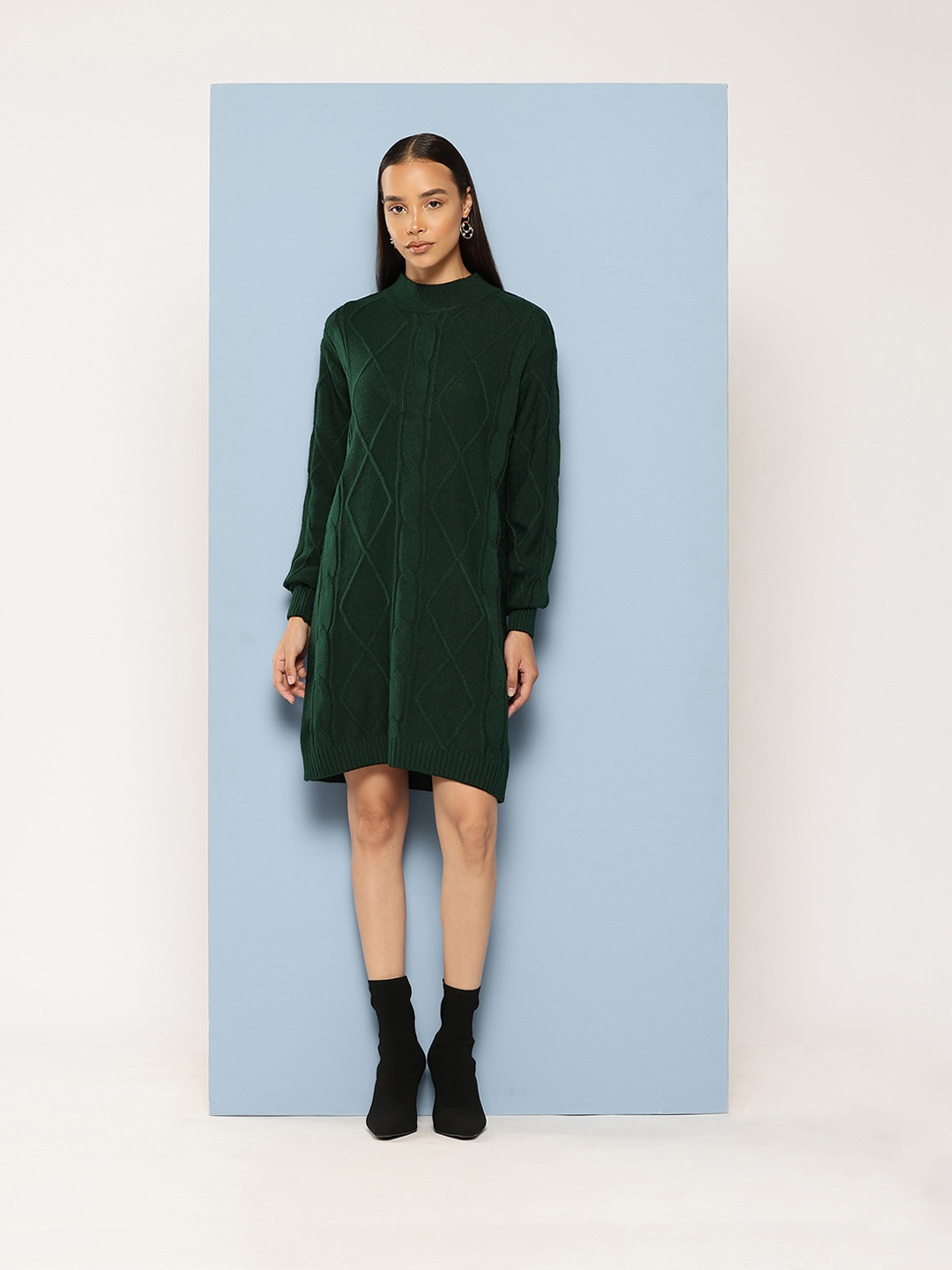 

Chemistry Knitted Jumper Dress, Green