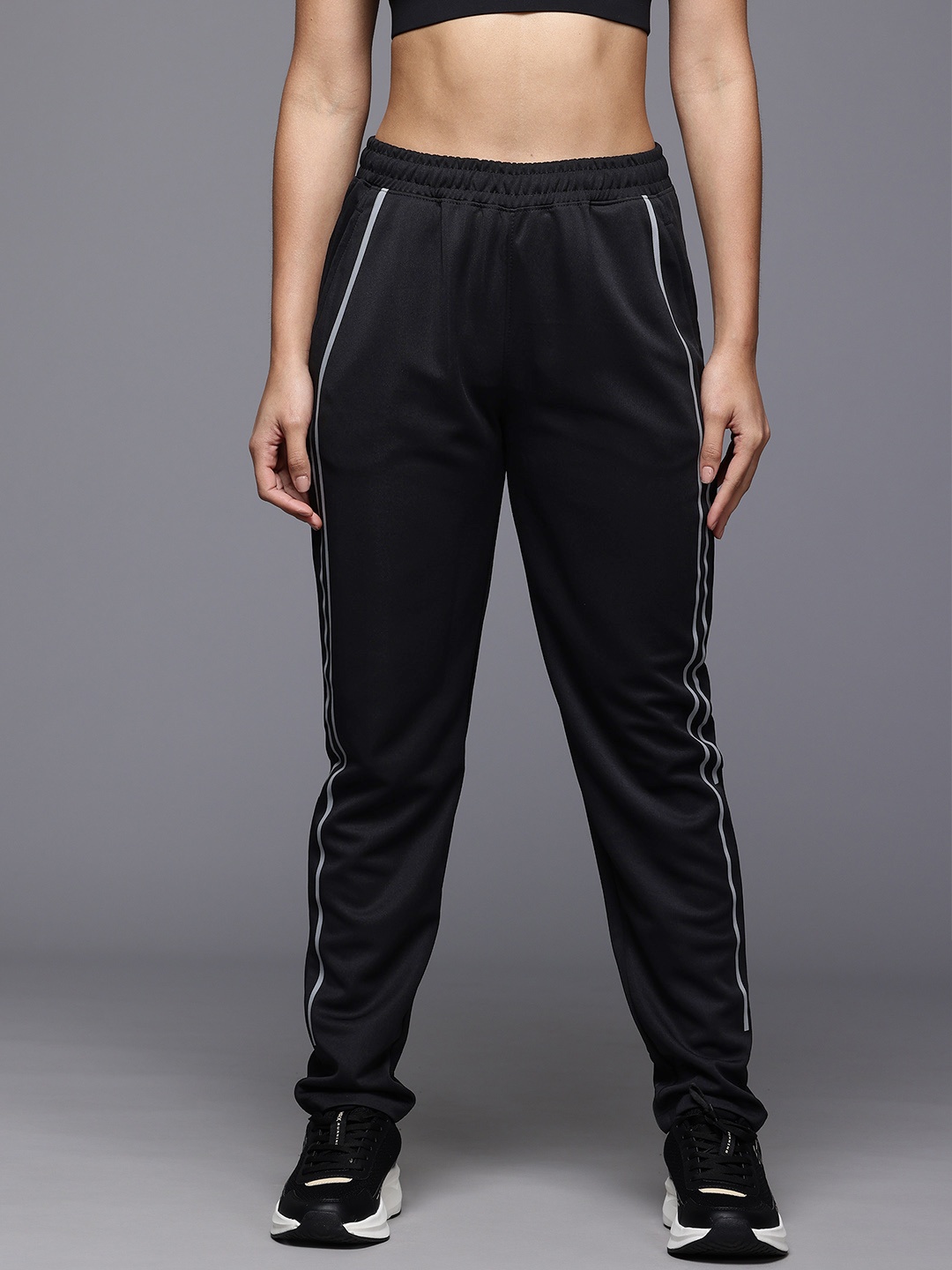 

HRX by Hrithik Roshan Women Rapid Dry Training Trackpants, Black