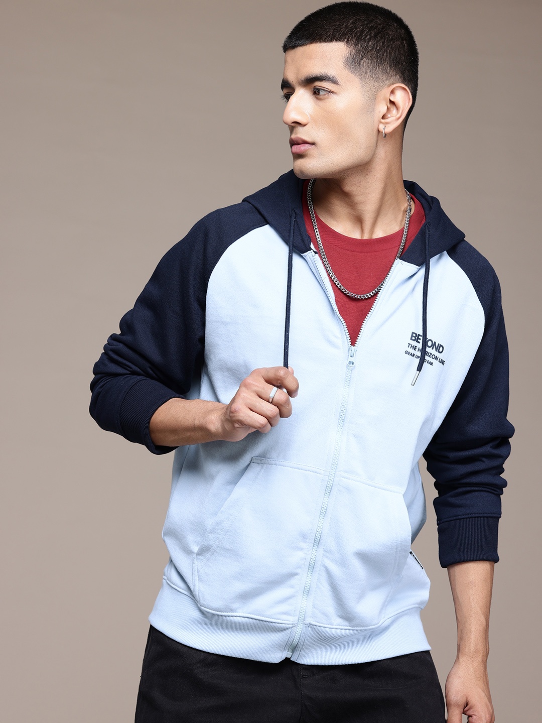 

The Roadster Lifestyle Co. Hooded Relaxed Sweatshirt, Blue