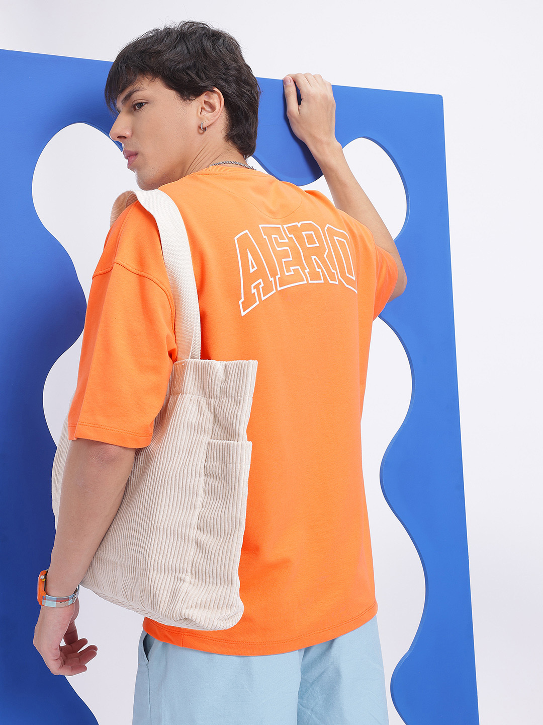 

Aeropostale Printed Relaxed Fit Sweat Tshirt, Orange