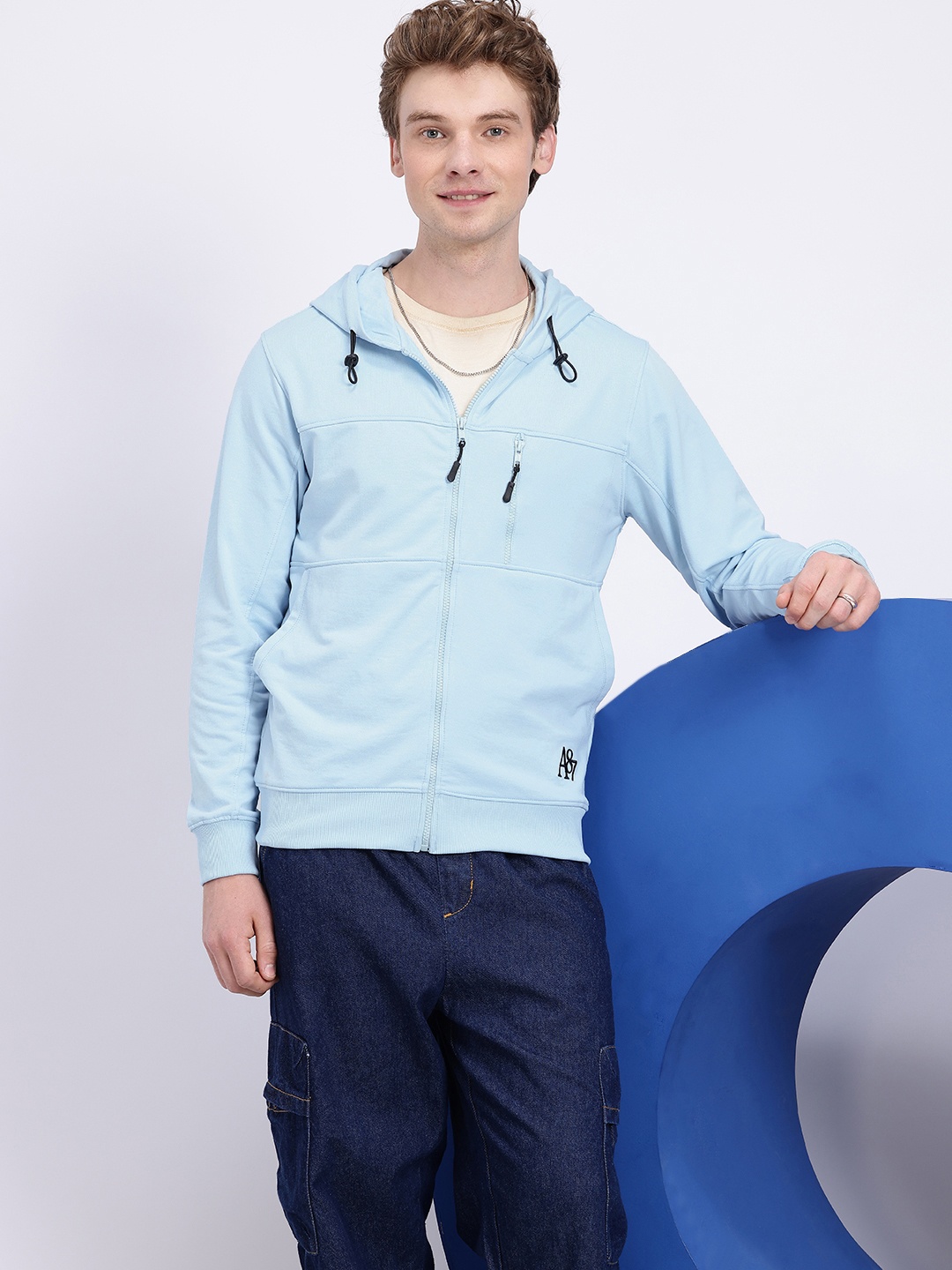 

Aeropostale Long Sleeves Hooded Sweatshirt, Blue