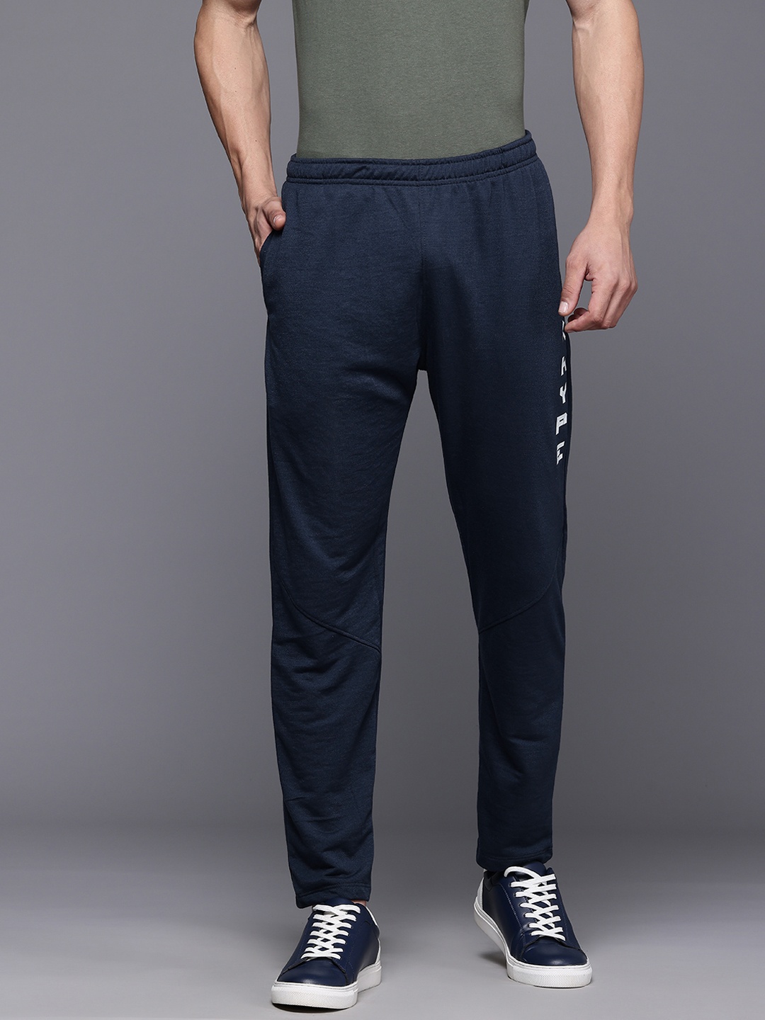 

HRX by Hrithik Roshan Men Lifestyle Track Pants, Navy blue