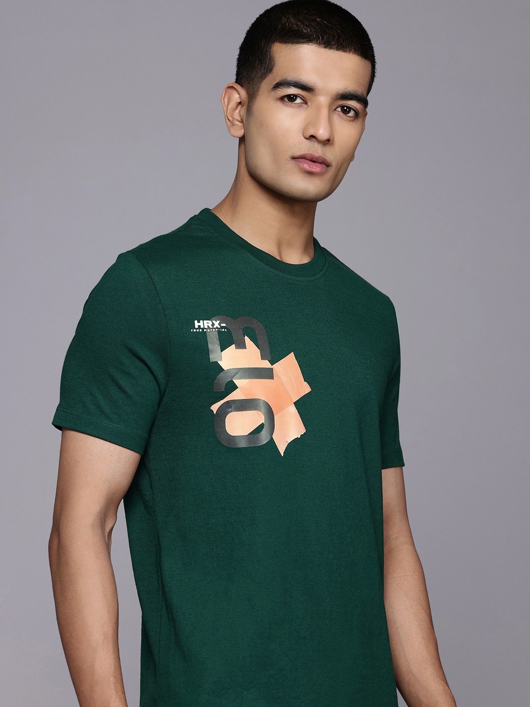 

HRX by Hrithik Roshan Lifestyle T-shirt, Green