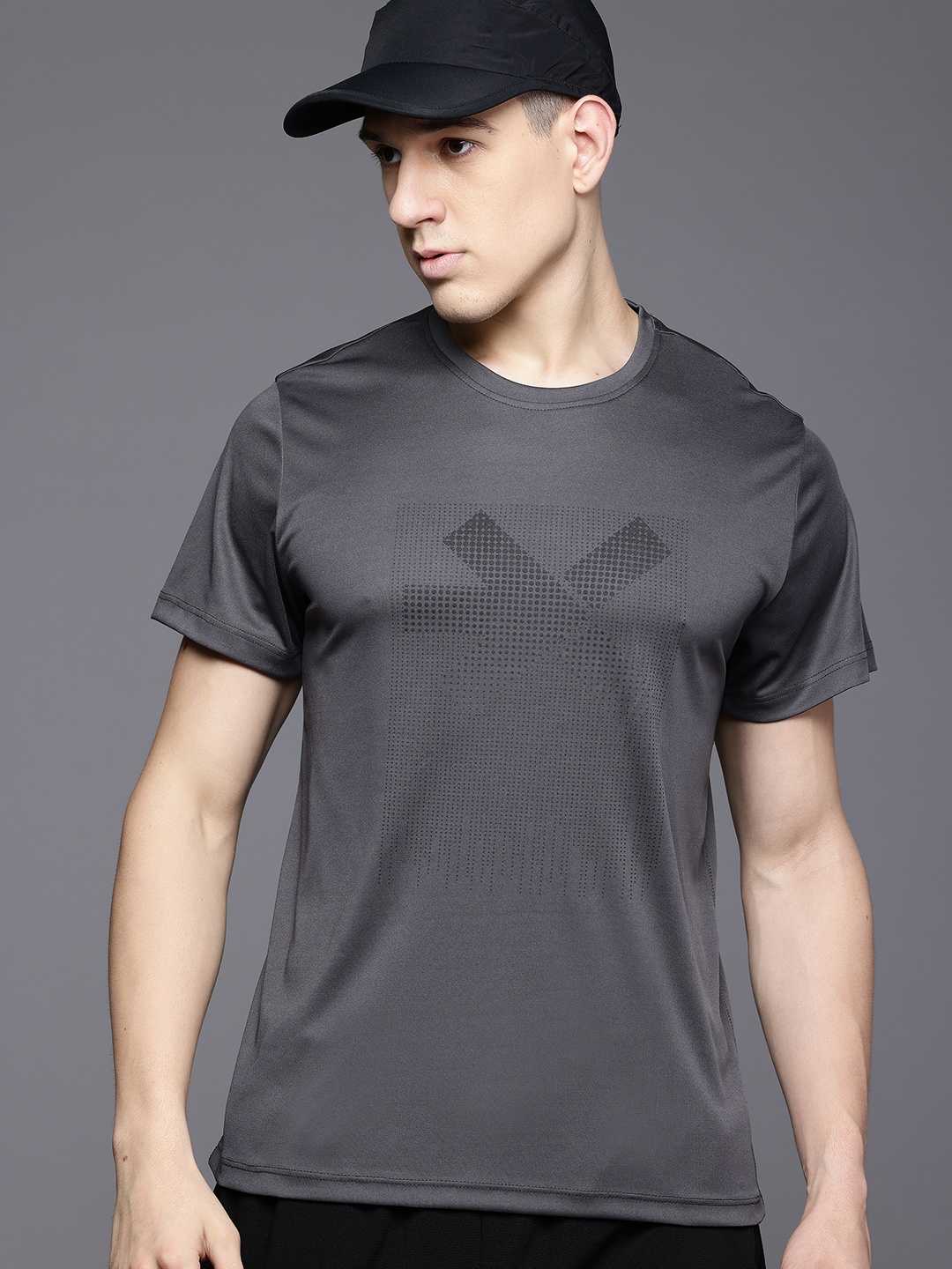 

HRX by Hrithik Roshan Rapid Dry Training T-shirt, Grey