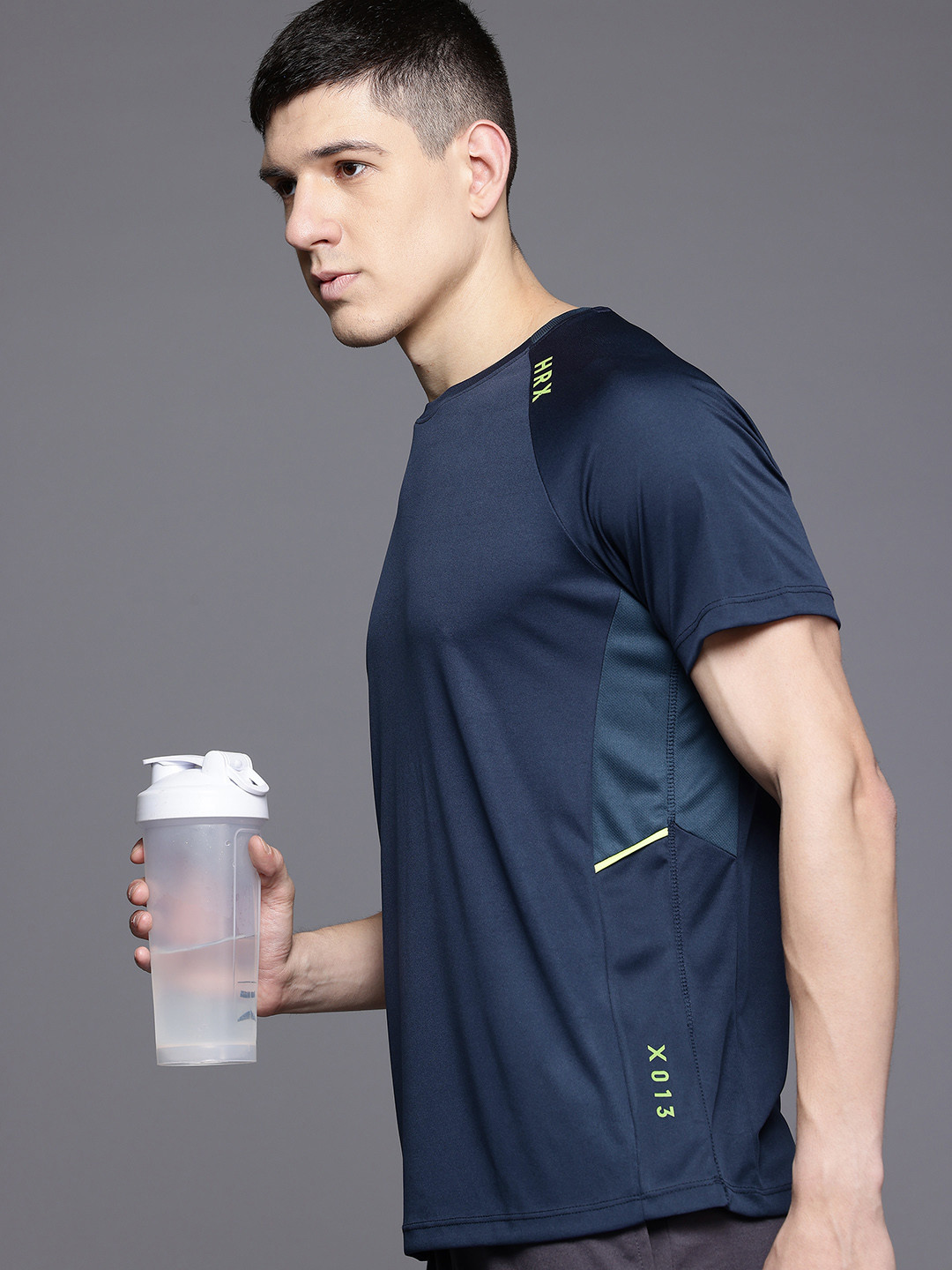 

HRX by Hrithik Roshan Rapid Dry Training T-shirt, Navy blue