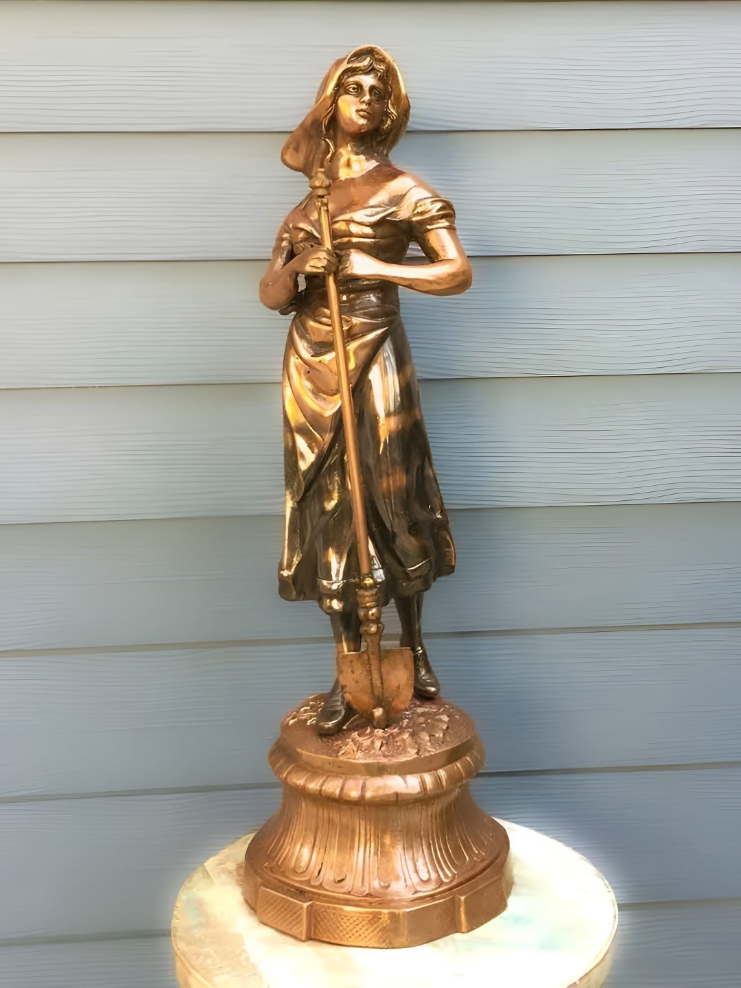 

apka mart Copper-Toned & Black Figurine Showpiece