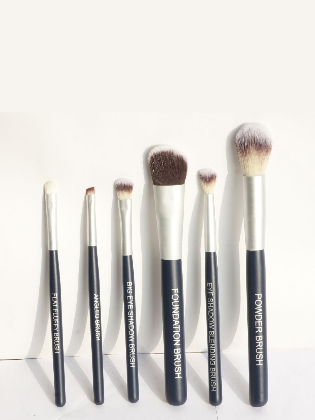 

CUFFS N LASHES Set Of 6 Makeup Brush Set, Blue
