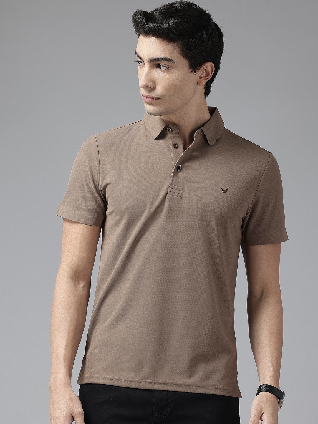 

Blackberrys Tech Pro Slim Fit Polo T-shirt, Brown