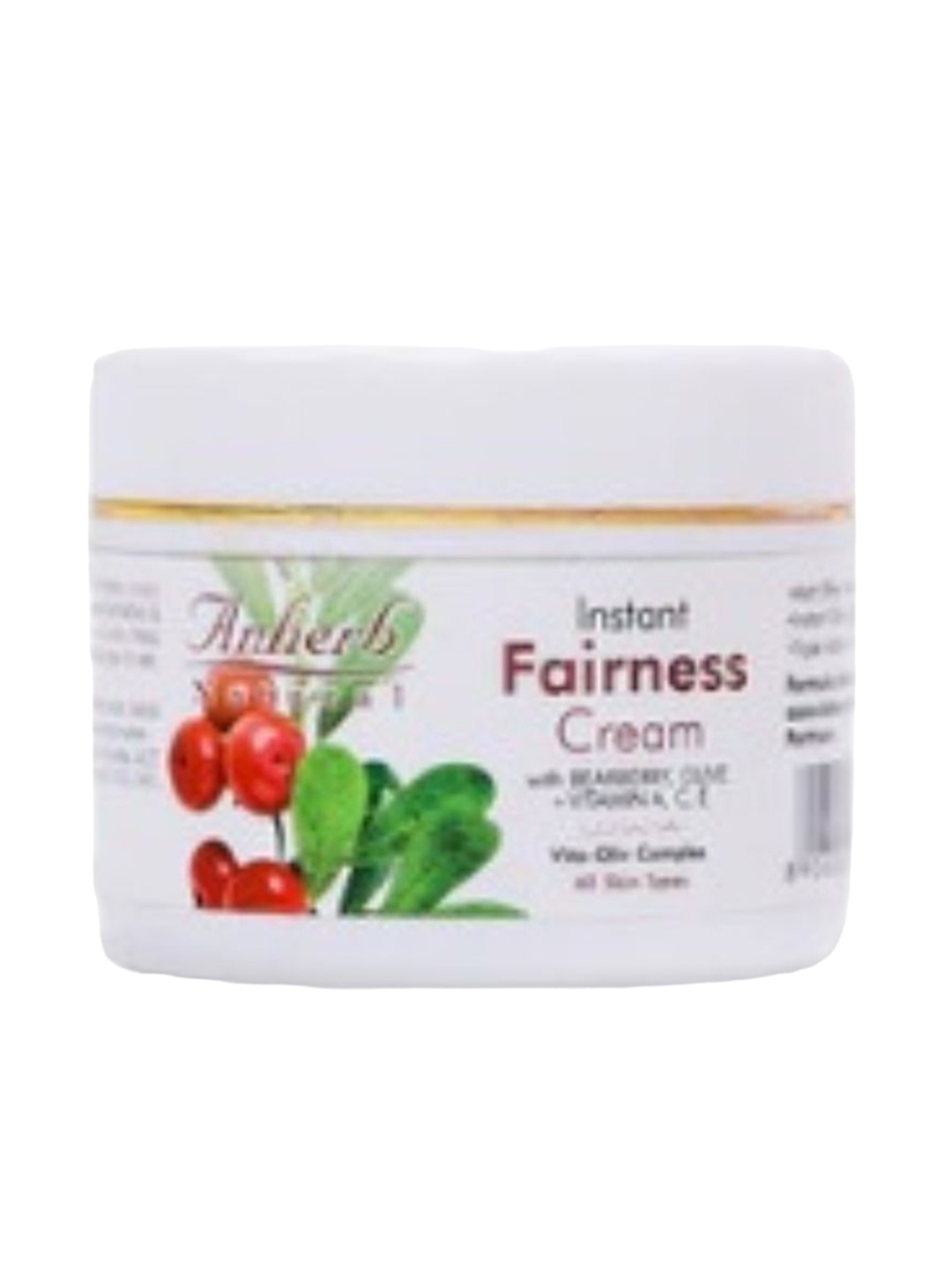 

Anherb Natural Instant Fairness Cream With Vitamin E-50gm, White