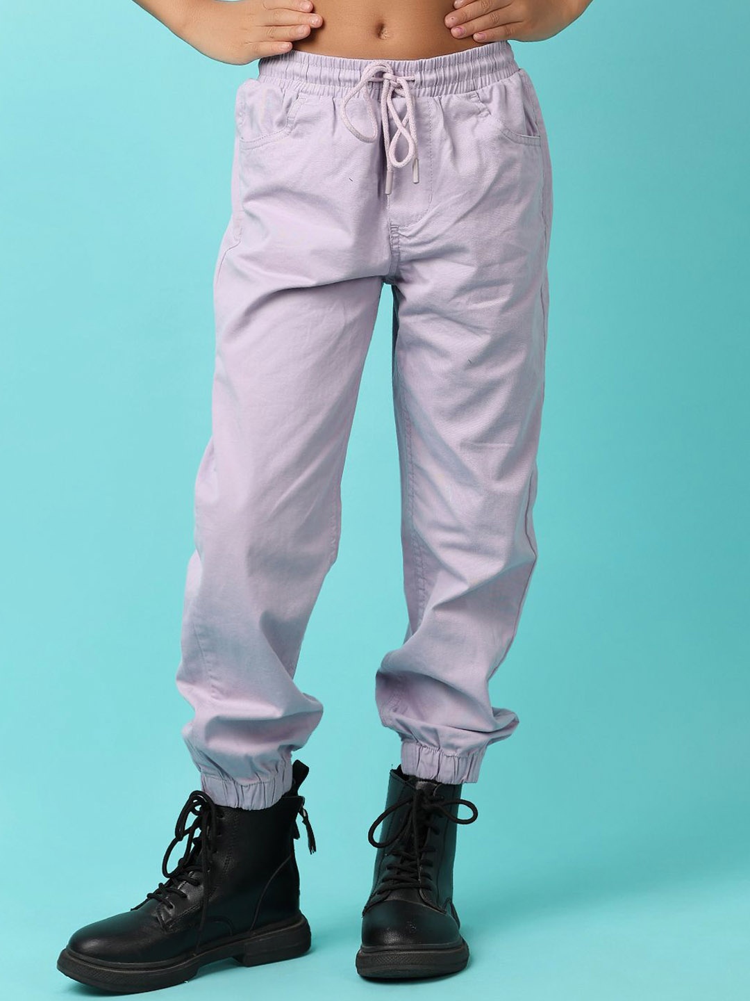 

V-Mart Girls Joggers Trousers, Lavender