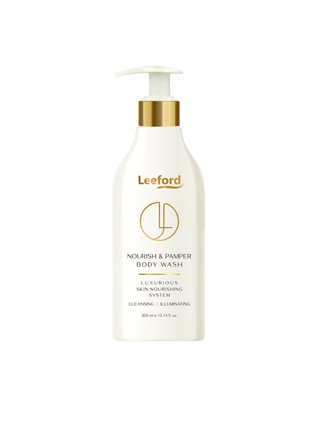 

Leeford Nourish & Pamper Body Wash With Aloevera-300ml, White