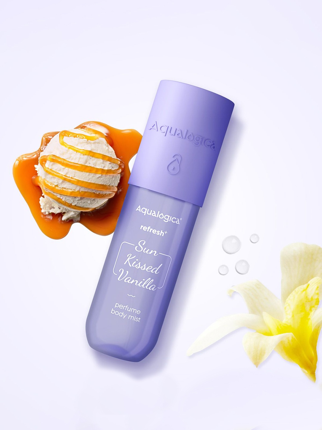 

Aqualogica Refresh+ Sun Kissed Vanilla Perfume Body Mist - 150ml, Lavender