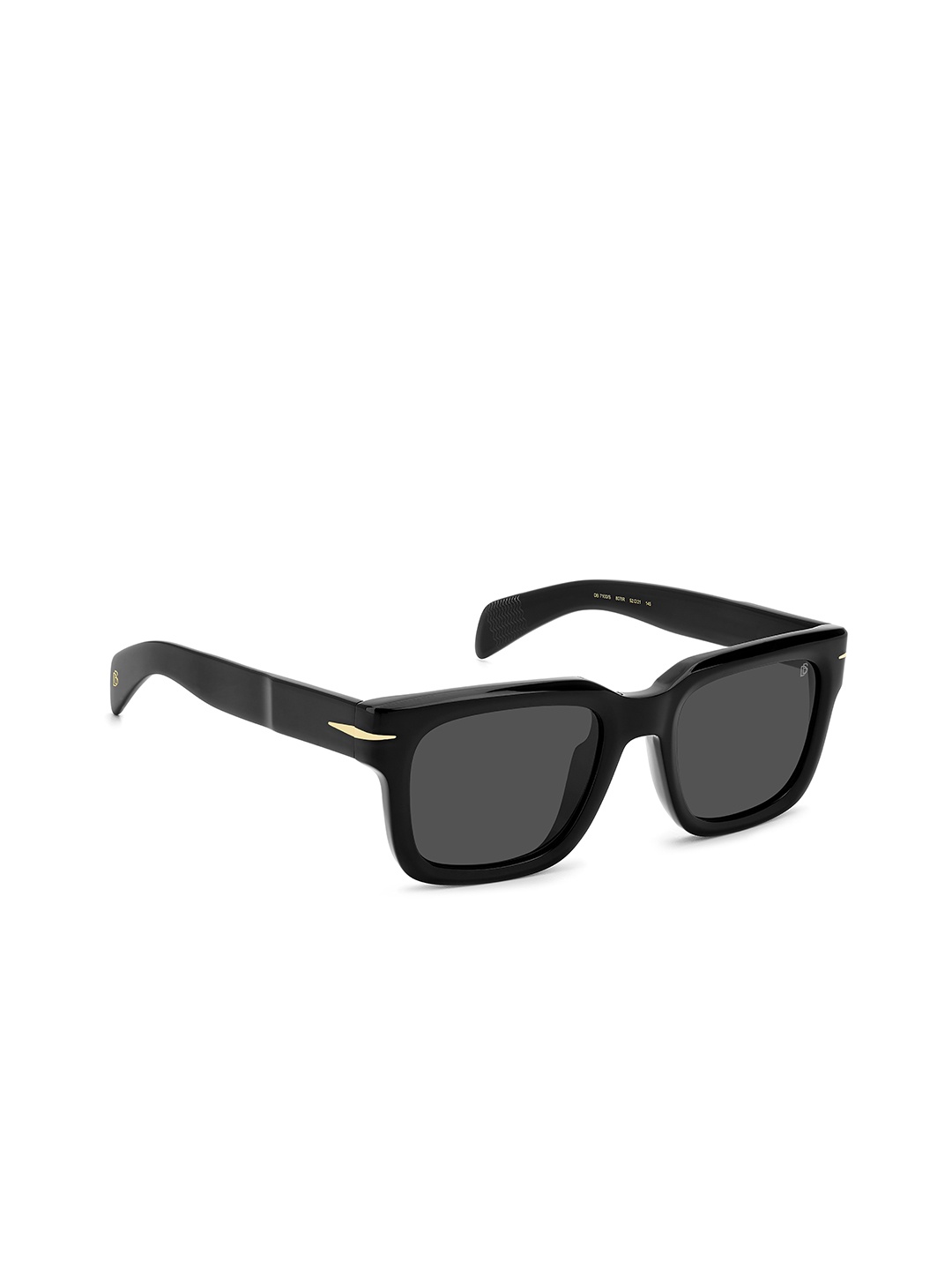 

DAVID BECKHAM Men Square Sunglasses with UV Protected Lens 20584080752IR, Black