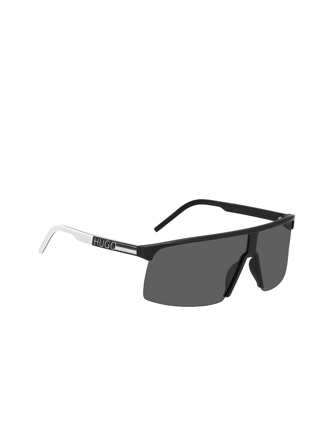 

HUGO Men Shield Sunglasses with UV Protected Lens 2050584NL99IR, Grey