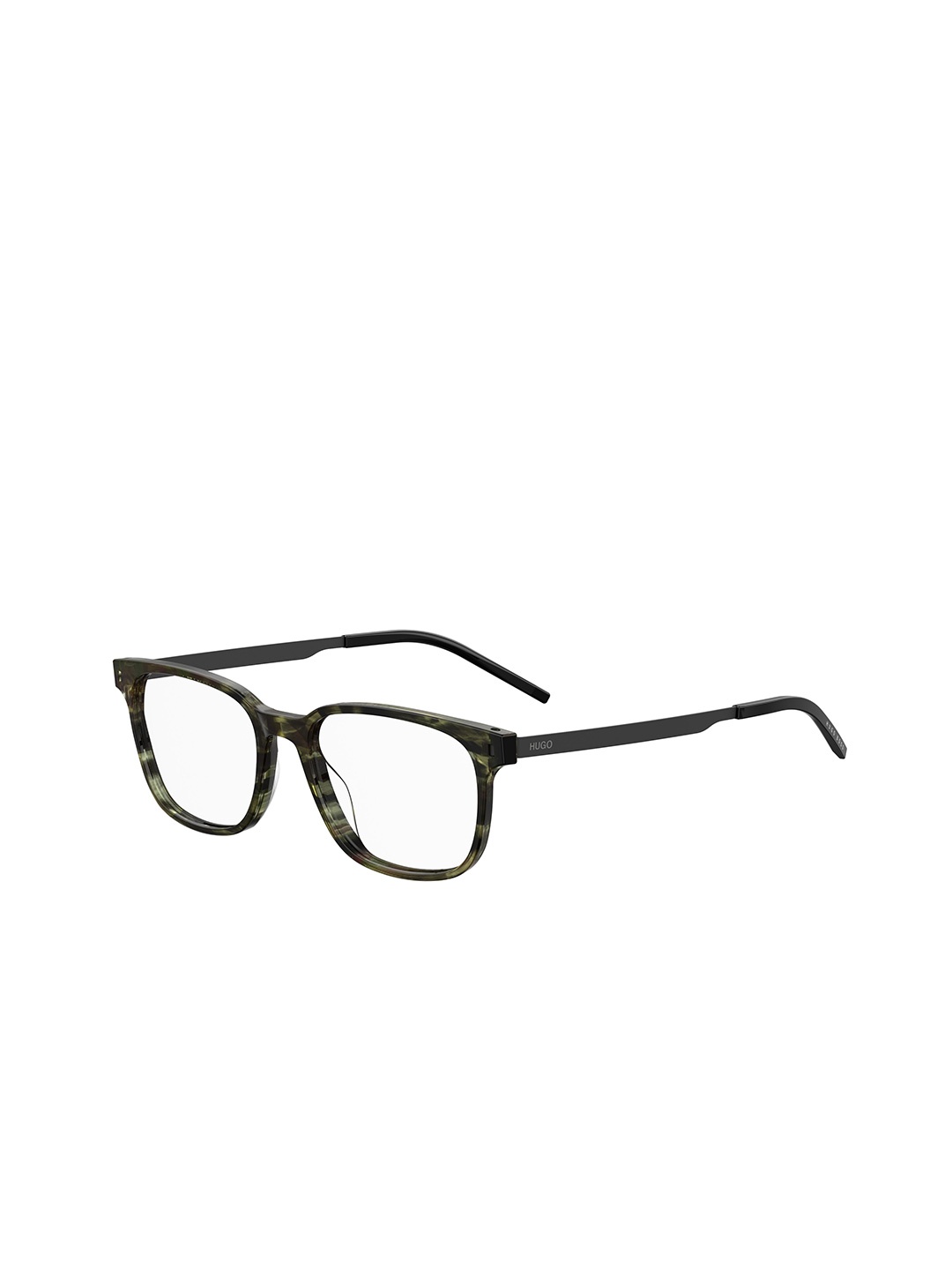 

HUGO Men Square Sunglasses with UV Protected Lens 1023456AK5319, Transparent